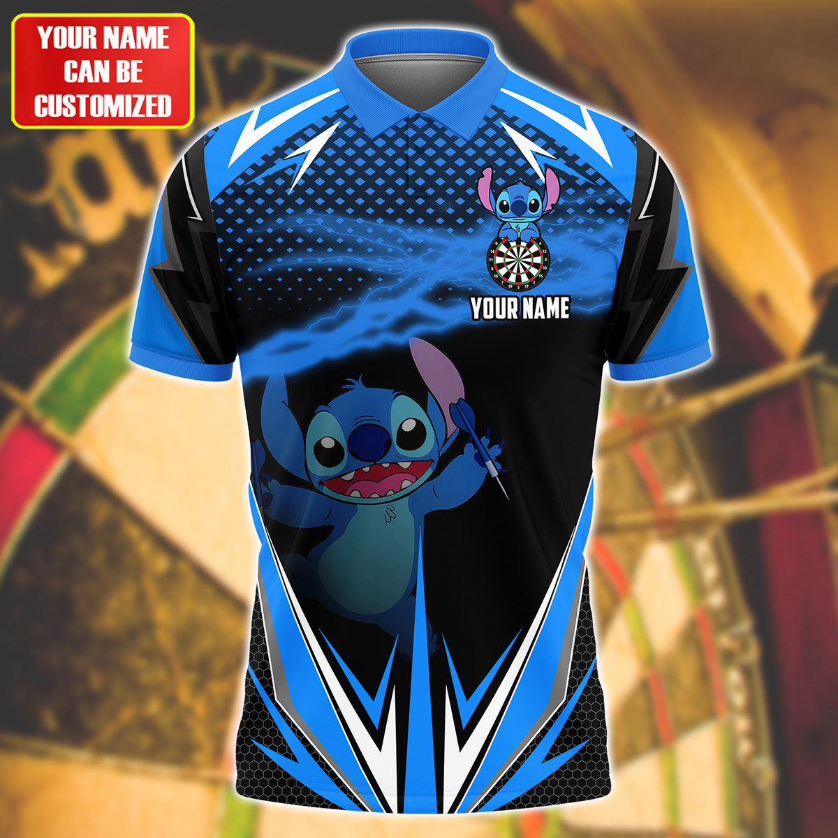 Personalized St Darts Blue Version All Over Printed Unisex Shirt QB180604