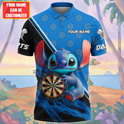 Personalized Name ST Darts All Over Printed Unisex Shirt QB190404