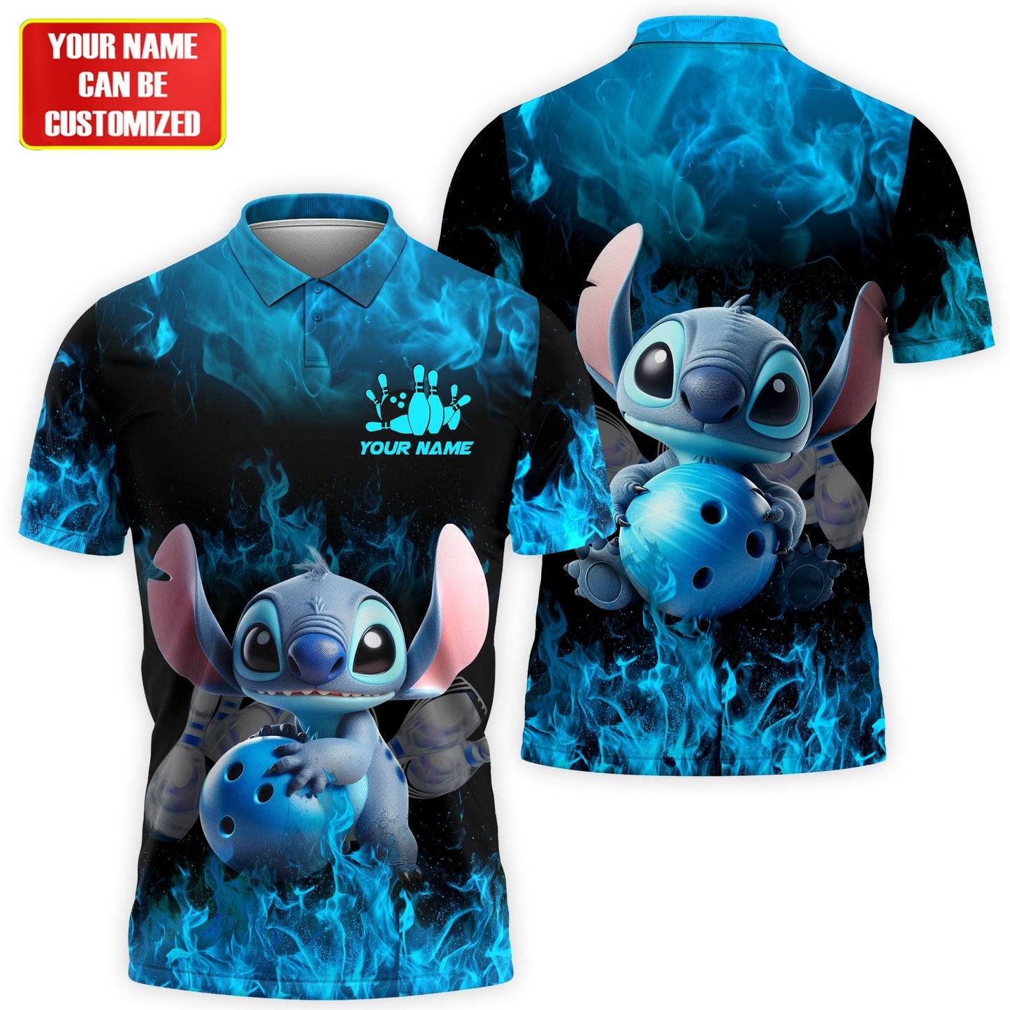 Personalized Name ST Bowling All Over Printed Unisex Shirt QB2005121