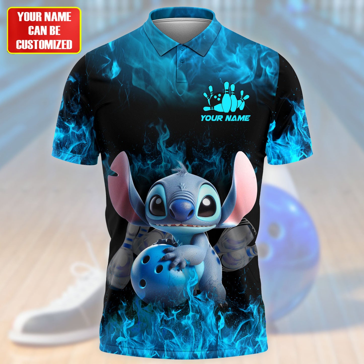 Personalized Name ST Bowling All Over Printed Unisex Shirt QB2005121