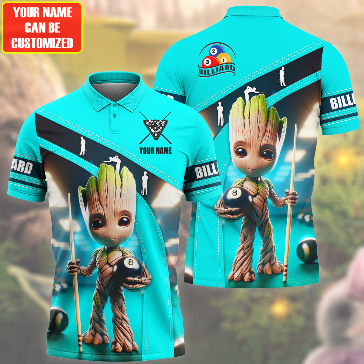 Personalized Name Gr Billiards All Over Printed Unisex Shirt QB200602