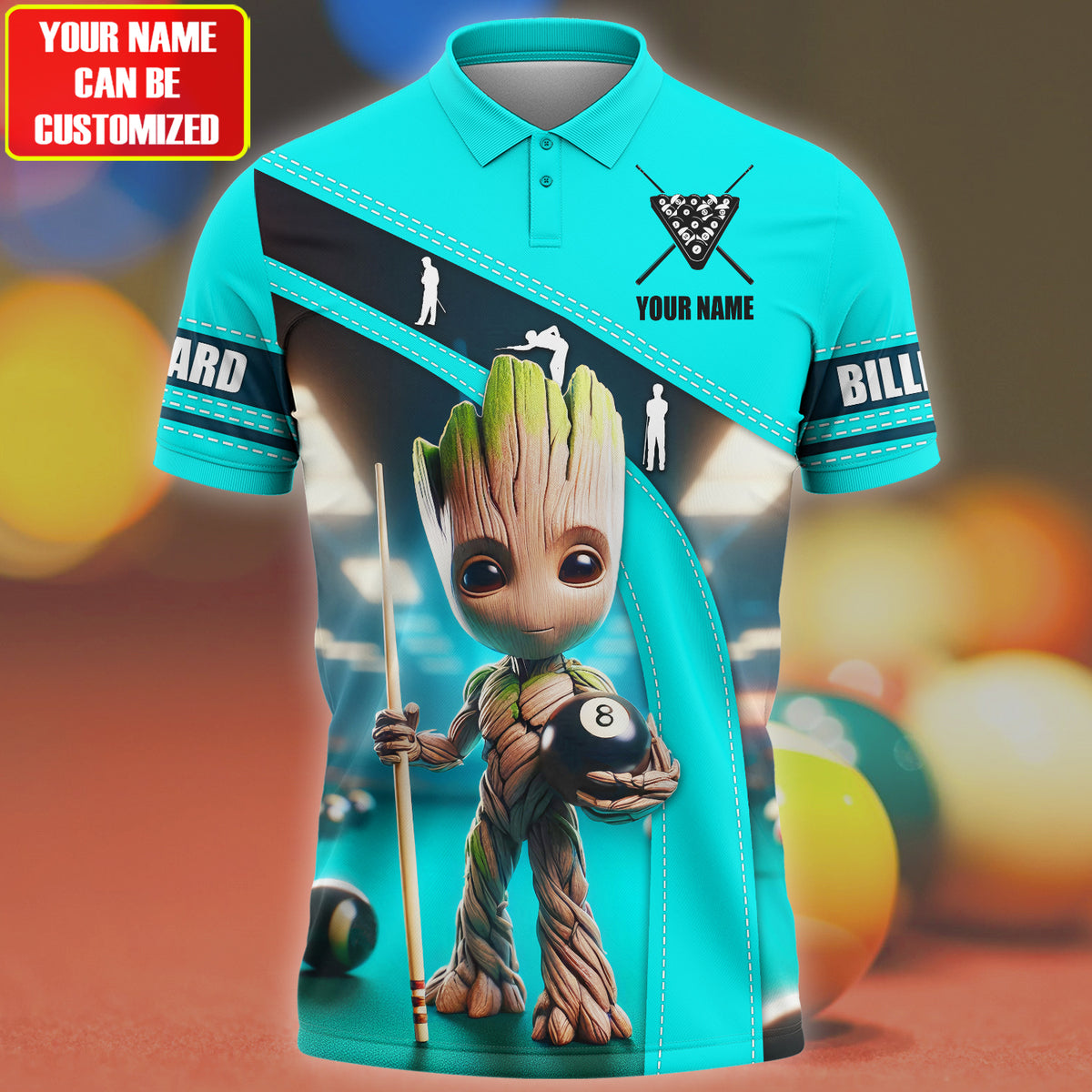 Personalized Name Gr Billiards All Over Printed Unisex Shirt QB200602