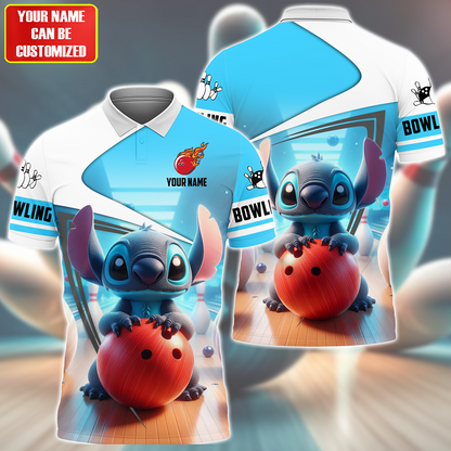 Personalized Name ST Bowling All Over Printed Unisex Shirt QB206001