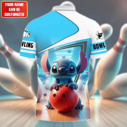 Personalized Name ST Bowling All Over Printed Unisex Shirt QB206001