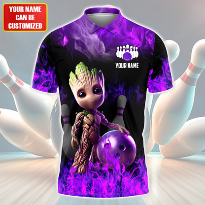 Personalized Name GR Bowling V2 All Over Printed Unisex Shirt QB210501