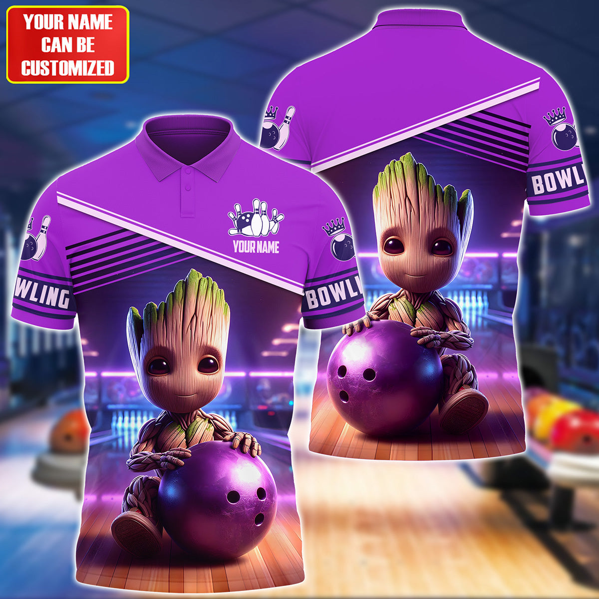 Personalized Name Gr Bowling All Over Printed Unisex Shirt QB210502