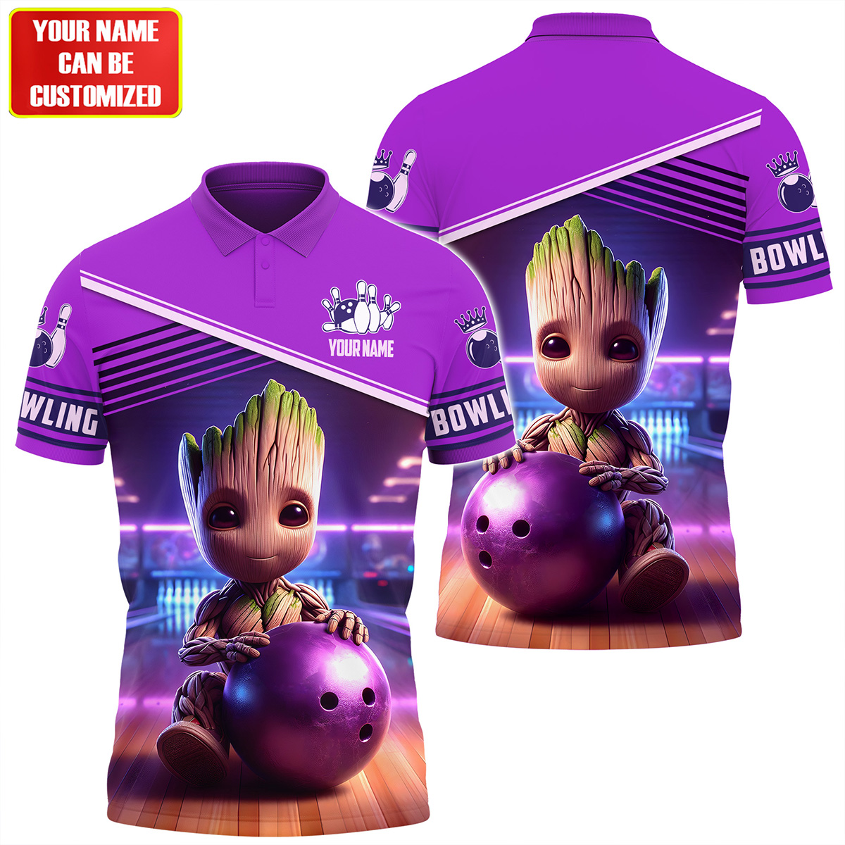 Personalized Name Gr Bowling All Over Printed Unisex Shirt QB210502