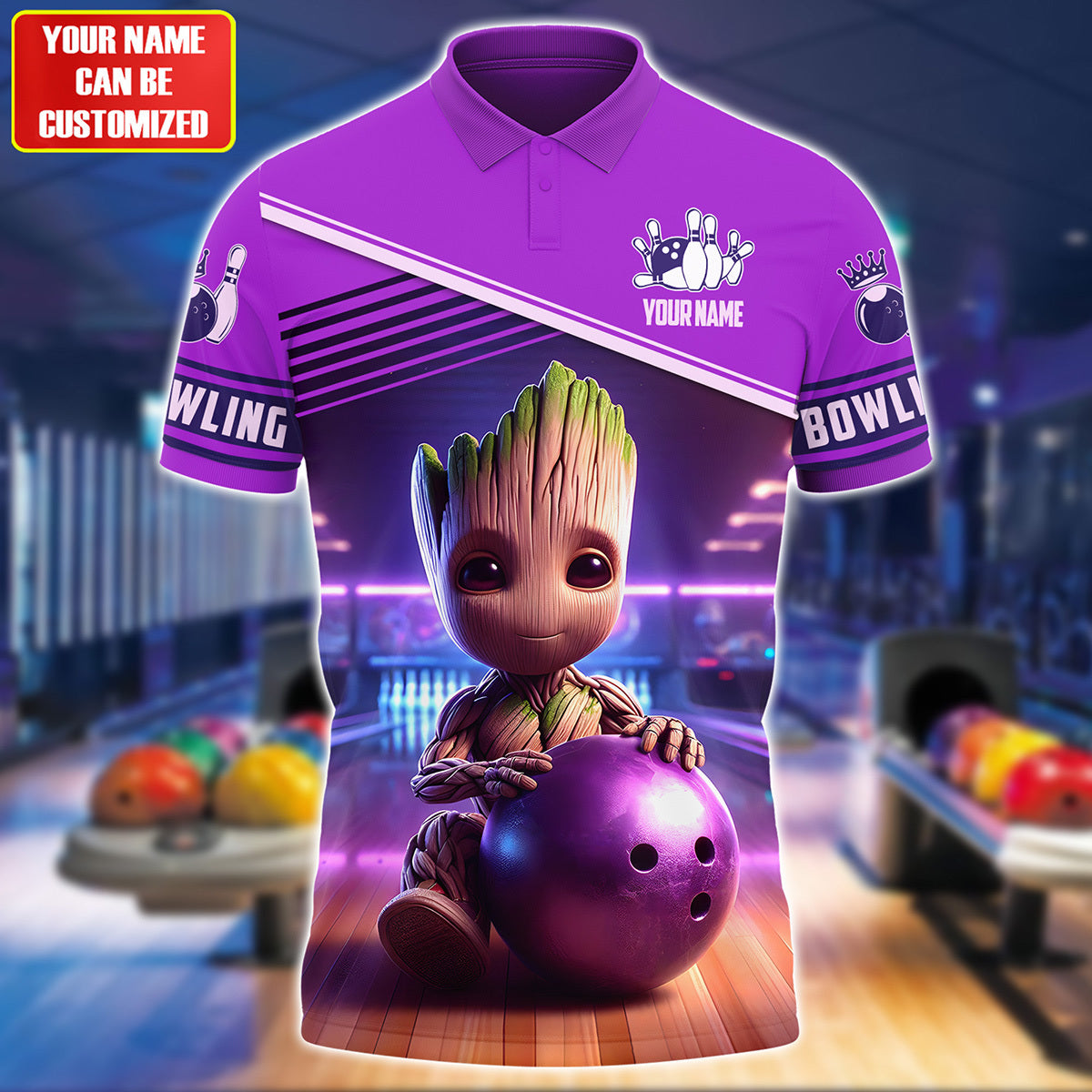 Personalized Name Gr Bowling All Over Printed Unisex Shirt QB210502