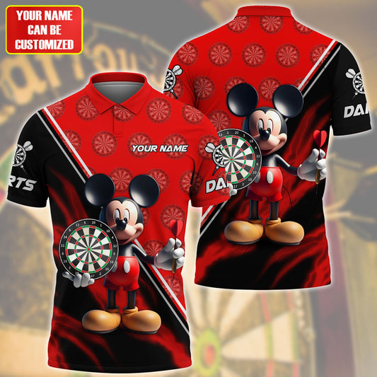 Personalized Name MK Darts All Over Printed Unisex Shirt QB210503