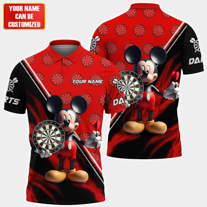 Personalized Name MK Darts All Over Printed Unisex Shirt QB210503