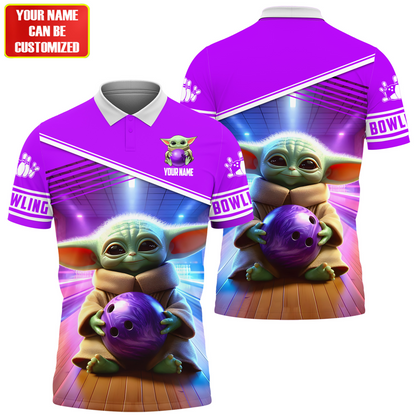 Personalized Name YD Bowling All Over Printed Unisex Shirt QB220501