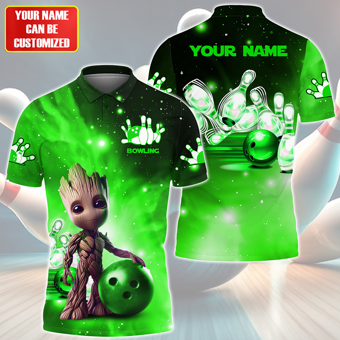 Personalized Name Gr Bowling Green Version All Over Printed Unisex Shirt QB220506