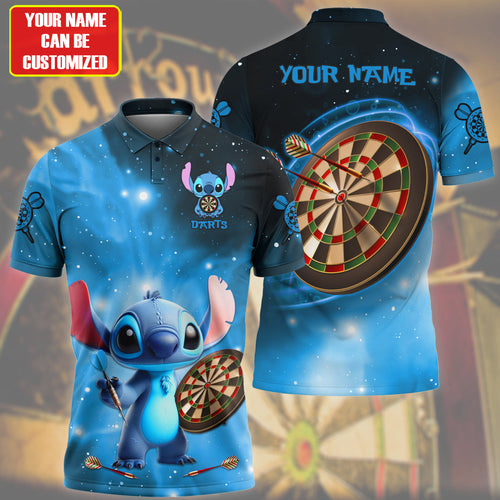 Personalized Name ST Darts Teal Version All Over Printed Unisex Shirt QB220508