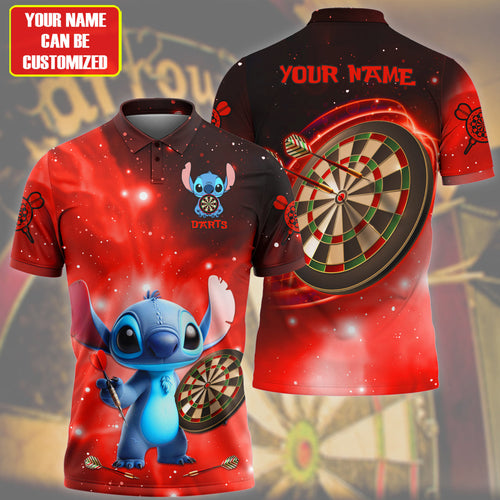 Personalized Name ST Darts Red Version All Over Printed Unisex Shirt QB220508