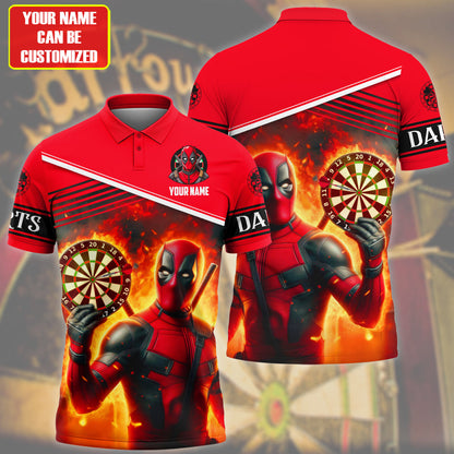 Personalized Name DP Darts All Over Printed Unisex Shirt QB230503