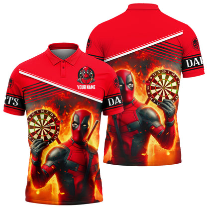 Personalized Name DP Darts All Over Printed Unisex Shirt QB230503
