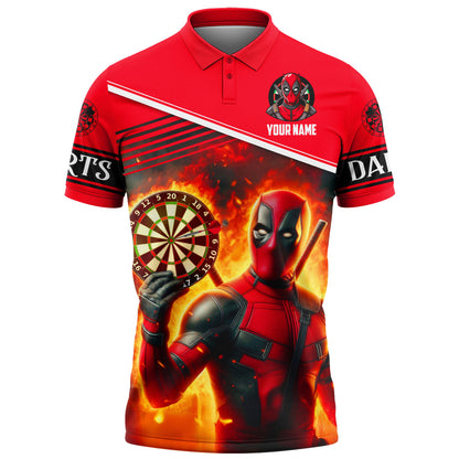 Personalized Name DP Darts All Over Printed Unisex Shirt QB230503