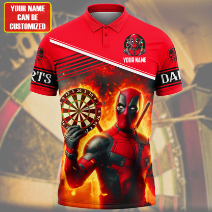 Personalized Name DP Darts All Over Printed Unisex Shirt QB230503