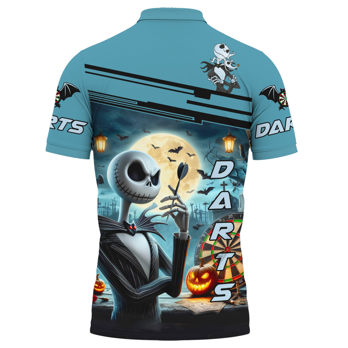 Personalized JS Darts Halloween Version All Over Printed Unisex Shirt QB230801
