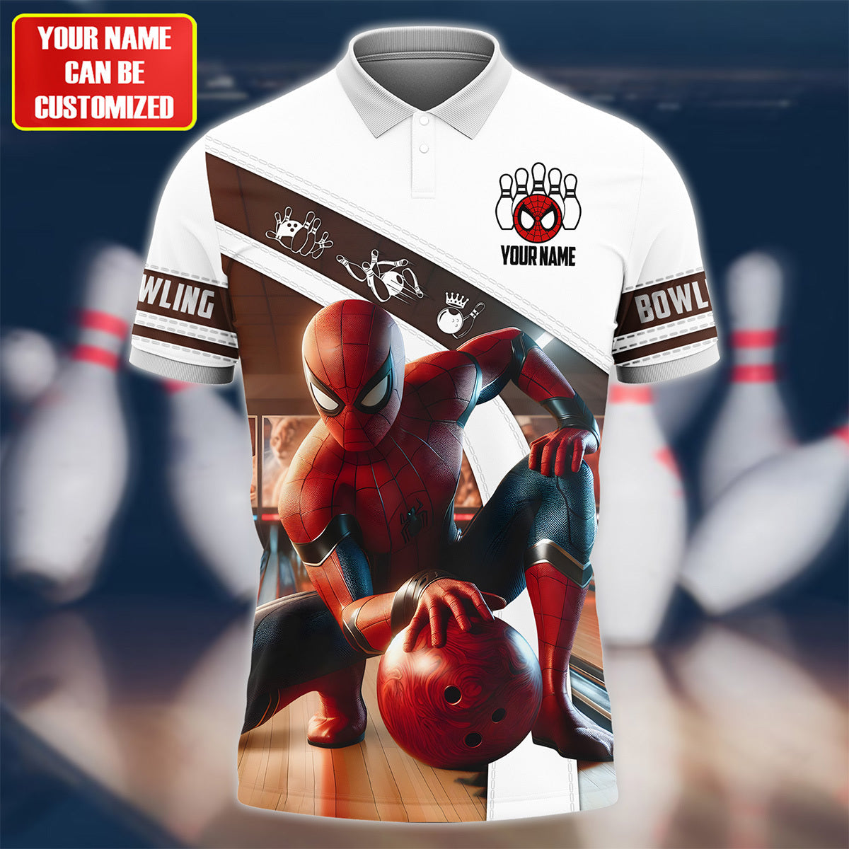 Personalized Name SPM Bowling All Over Printed Unisex Shirt QB240506