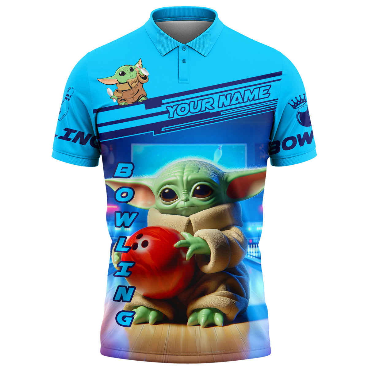 Personalized Name Yd Bowling All Over Printed Unisex Shirt QB240603