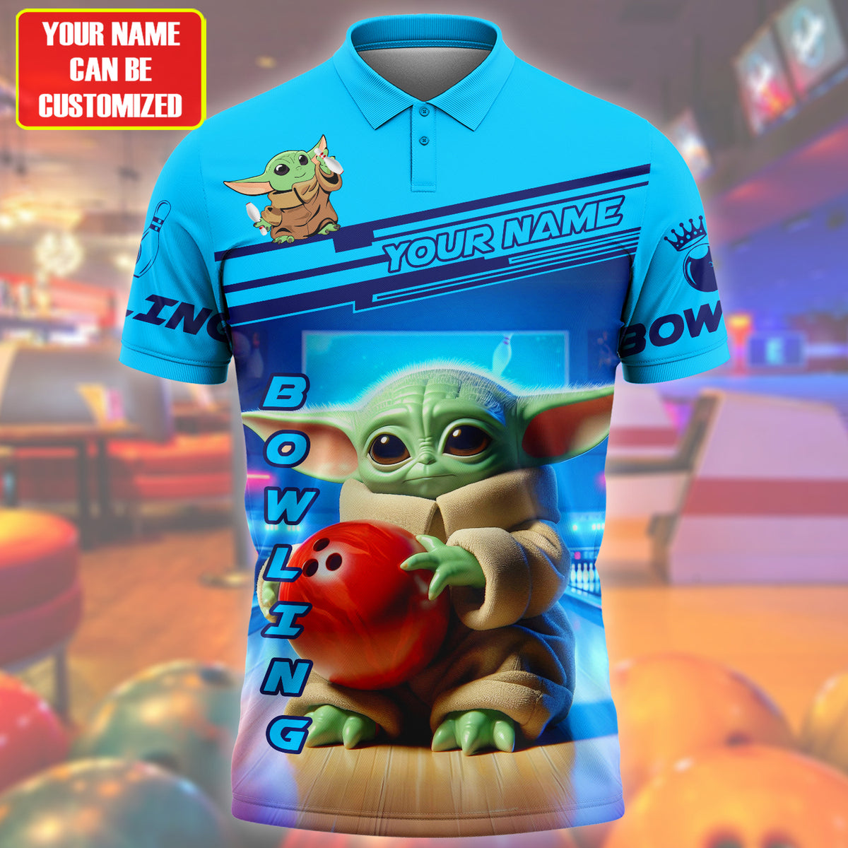 Personalized Name Yd Bowling All Over Printed Unisex Shirt QB240603