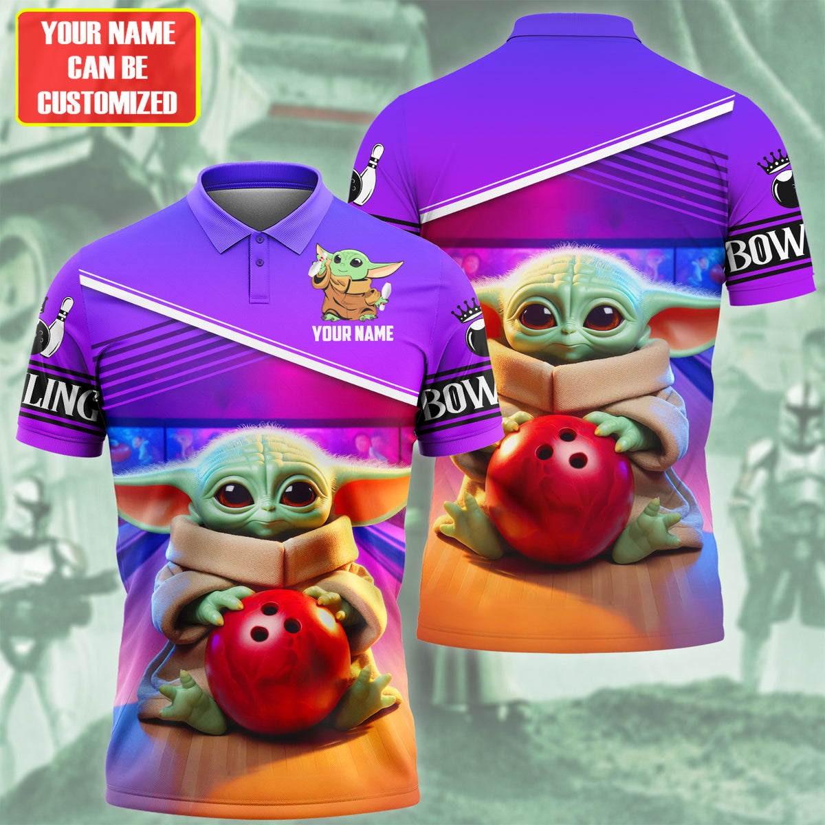 Personalized Name YD Bowling All Over Printed Unisex Shirt QB240604