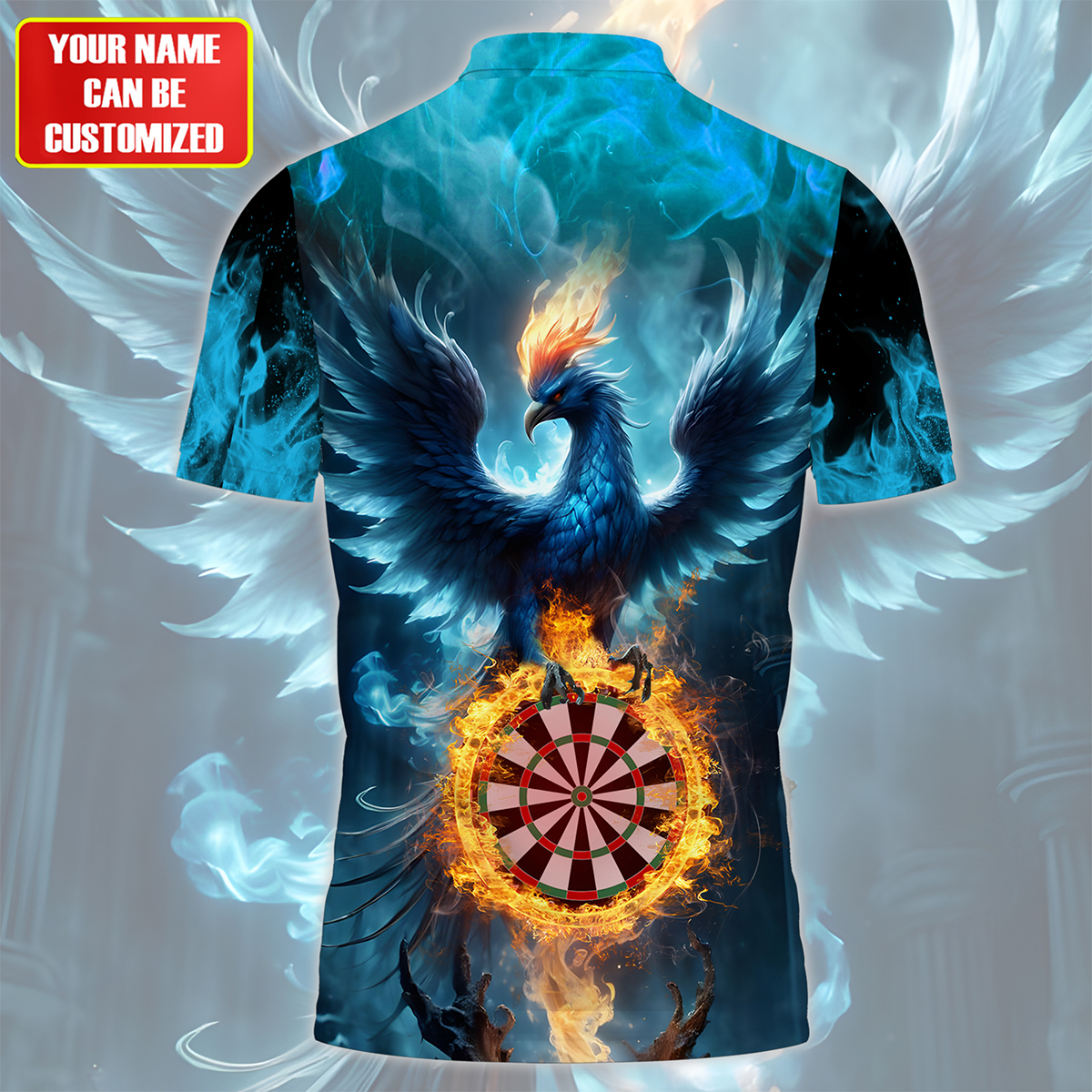 Personalized Name Phoenix Darts Teal Version All Over Printed Unisex Shirt QB260402