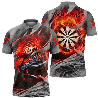 Personalized Name Tiger Darts All Over Printed Unisex Shirt QB260403
