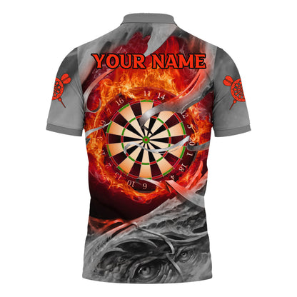 Personalized Name Tiger Darts All Over Printed Unisex Shirt QB260403