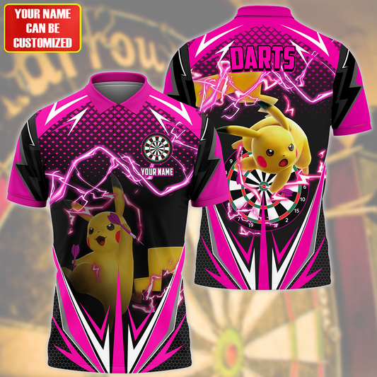 Personalized PK Darts Pink Version All Over Printed Unisex Shirt QB270606