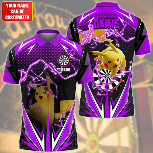 Personalized PK Darts Purple Version All Over Printed Unisex Shirt QB270606