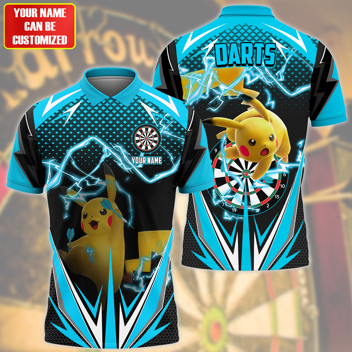 Personalized PK Darts Teal Version All Over Printed Unisex Shirt QB270606