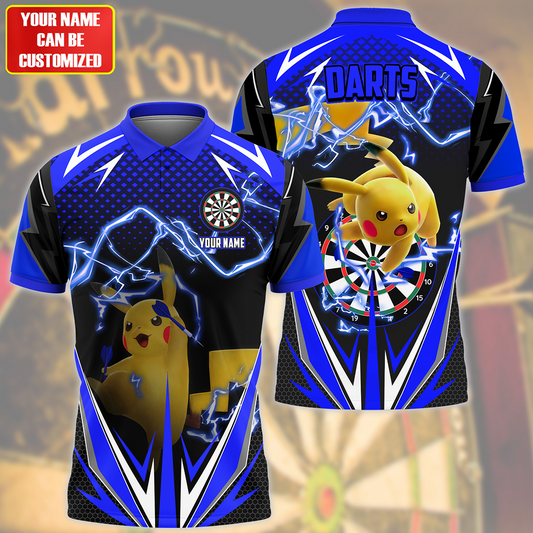 Personalized PK Darts Blue Version All Over Printed Unisex Shirt QB270606
