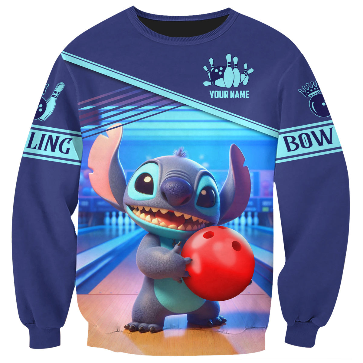 Personalized Name Bowling QB3 All Over Printed Unisex Shirt QB290306