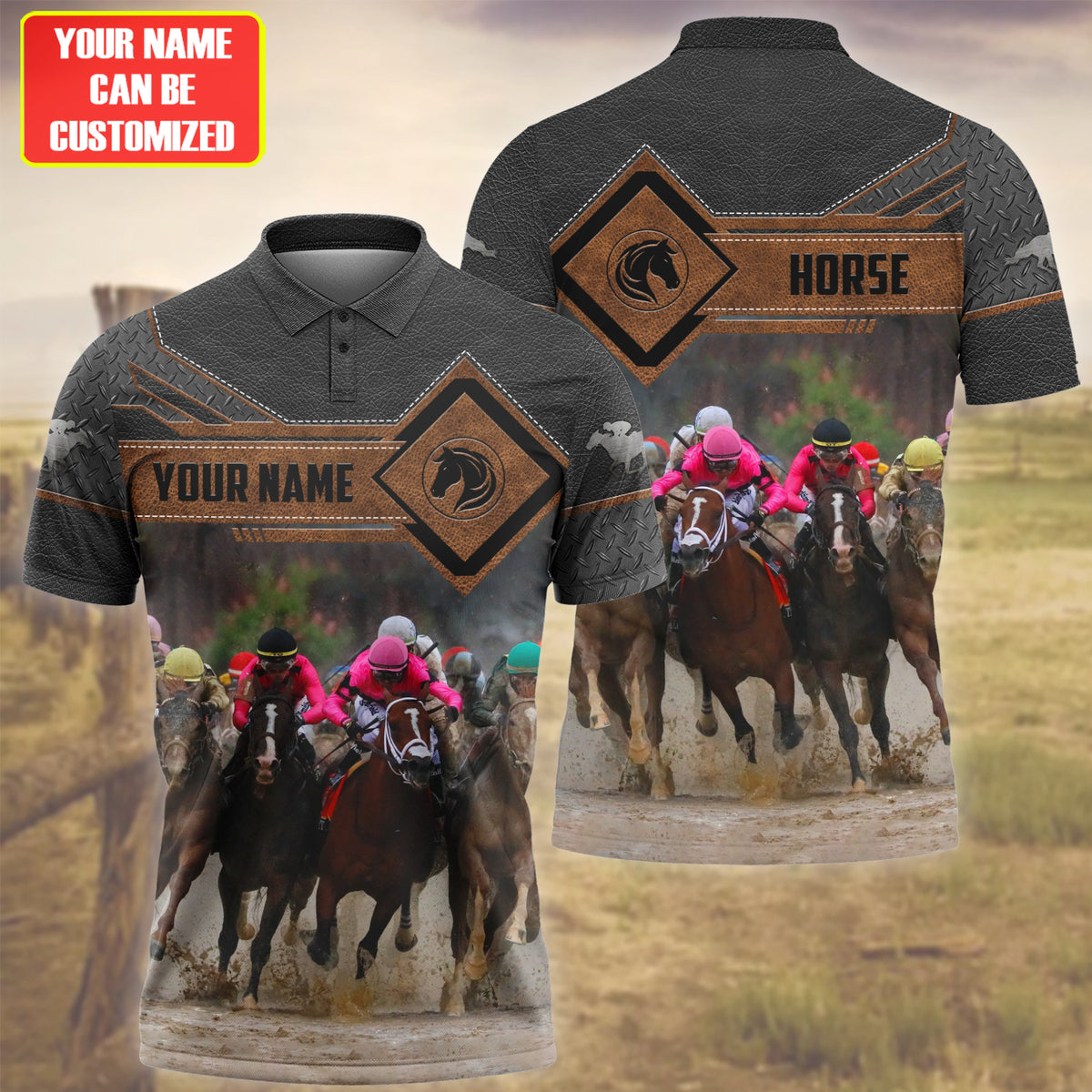 Personalized Name Horse Racing All Over Printed Unisex Shirt QB290501