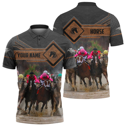 Personalized Name Horse Racing All Over Printed Unisex Shirt QB290501