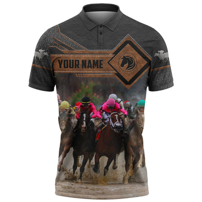 Personalized Name Horse Racing All Over Printed Unisex Shirt QB290501