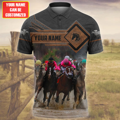 Personalized Name Horse Racing All Over Printed Unisex Shirt QB290501