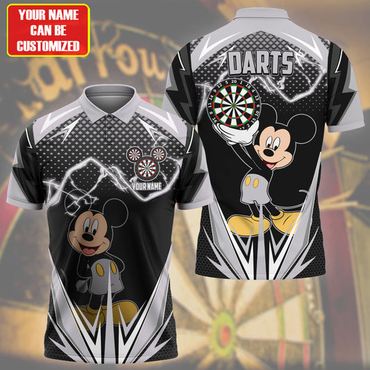 Personalized Name Mk Darts S5 Black Version All Over Printed Unisex Shirt S020505