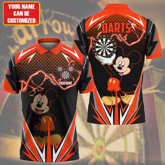 Personalized Name Mk Darts S5 Red Version All Over Printed Unisex Shirt S020505