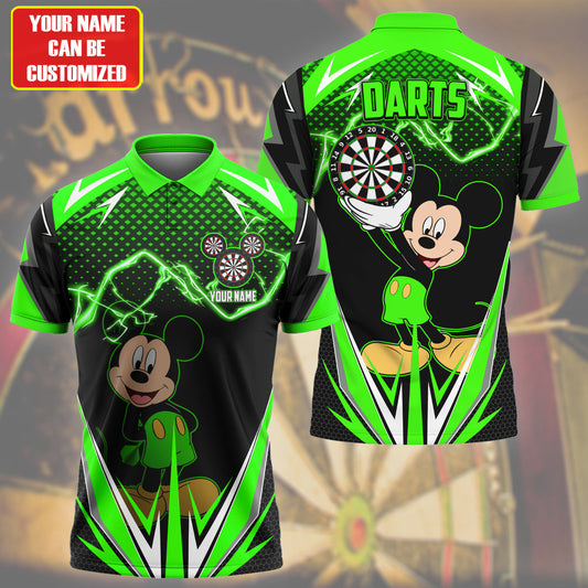 Personalized Name Mk Darts S5 Green Version All Over Printed Unisex Shirt S020505