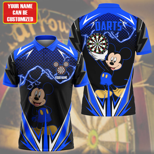Personalized Name Mk Darts S5 Blue Version All Over Printed Unisex Shirt S020505