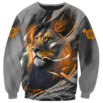 Dartboard Lion Personalized Name 3D Shirt For Darts Player S020802