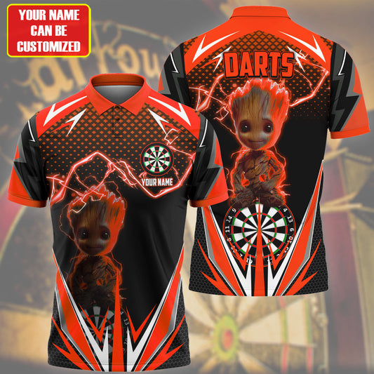 Personalized Name Gr Darts V3 Red Version All Over Printed Unisex Shirt S030403