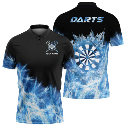 Personalized Name Blue Ice Darts All Over Printed Unisex Shirt S030502