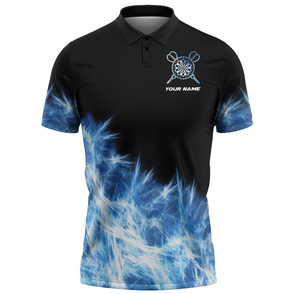 Personalized Name Blue Ice Darts All Over Printed Unisex Shirt S030502