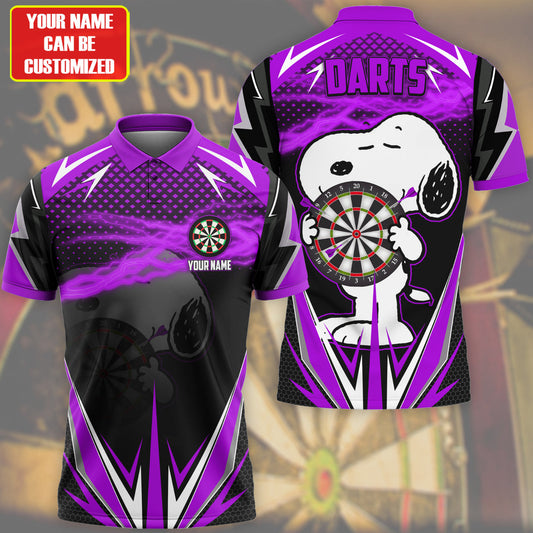 Personalized Name SNP Darts Purple Version All Over Printed Unisex Shirt S030805