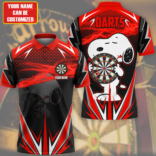 Personalized Name SNP Darts Red Version All Over Printed Unisex Shirt S030805