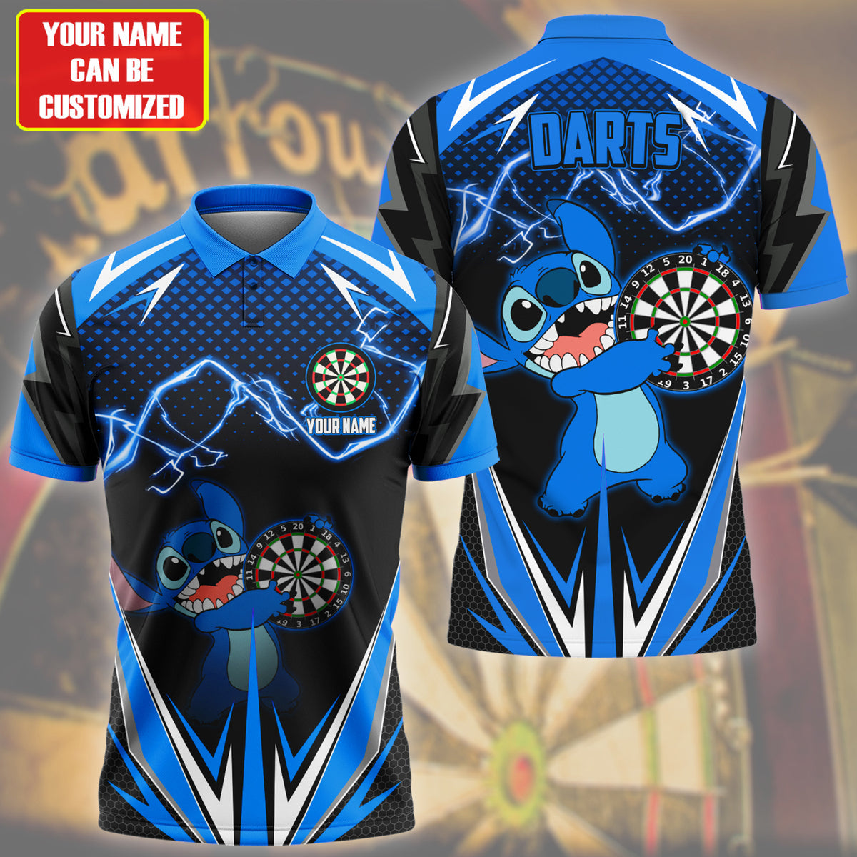 Personalized Name St Darts S10 Blue Version All Over Printed Unisex Shirt S050701